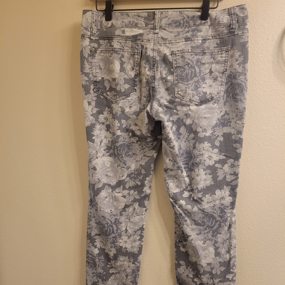 Floral print skinny jeans - Picture 2 of 3